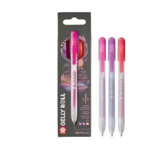 Sakura Gelly Roll Retractable - Metallic Sett 3stk C