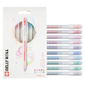 Sakura Gelly Roll Retractable - Stardust Sett 10stk