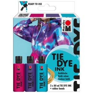 Marabu TIE DYE Ink Set 3 x 80 ml Trend