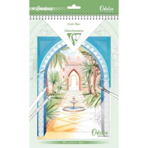 Clairefontaine Fargeleggingsbok A4 - Gardens