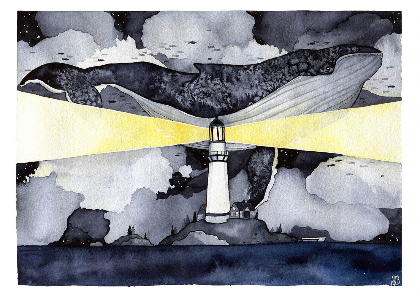 The Guardian of the Lighthouse - AKB Illustrations