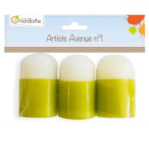 Avenue Mandarine Skumpensel rund - 3stk - 3,5cm