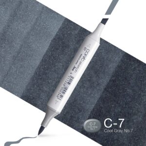 Copic Marker Sketch - C7 Cool Gray No.7
