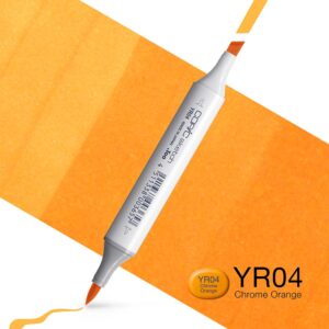 Copic Marker Sketch - YR04 Chrome Orange