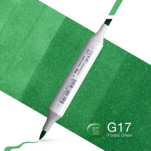 Copic Marker Sketch - G17 Forest Green