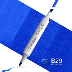 Copic Marker Sketch - B29 Ultramarine