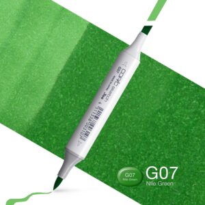 Copic Marker Sketch - G07 Nile Green