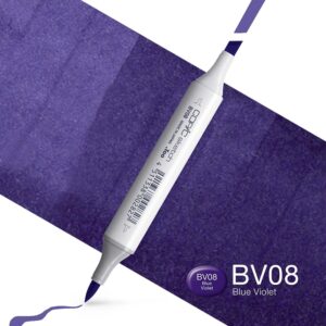 Copic Marker Sketch - BV08 Blue Violet