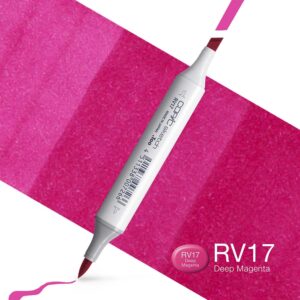 Copic Marker Sketch - RV17 Deep Magenta