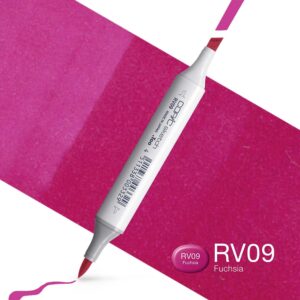 Copic Marker Sketch - RV09 Fuchsia