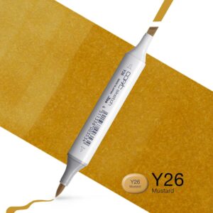 Copic Marker Sketch - Y26 Mustard