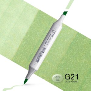 Copic Marker Sketch - G21 Lime Green