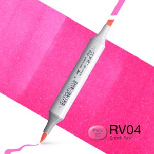 Copic Marker Sketch - RV04 Shock Pink