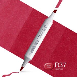 Copic Marker Sketch - R37 Carmine