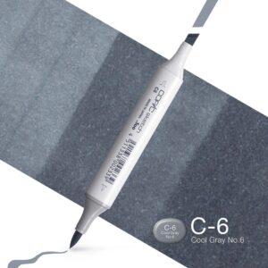 Copic Marker Sketch - C6 Cool Gray No.6