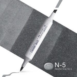 Copic Marker Sketch - N5 Neutral Gray No.5