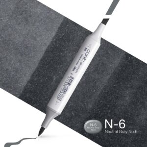 Copic Marker Sketch - N6 Neutral Gray No.6