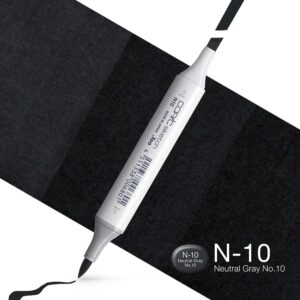 Copic Marker Sketch - N10 Neutral Gray No.10