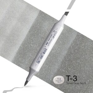 Copic Marker Sketch - T3 Toner Gray No.3