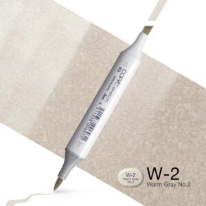 Copic Marker Sketch - W2 Warm Gray No.2