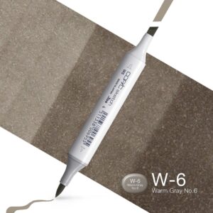 Copic Marker Sketch - W6 Warm Gray No.6