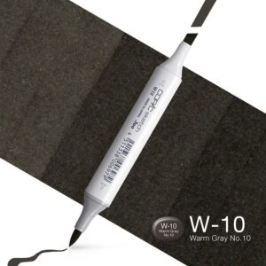 Copic Marker Sketch - W10 Warm Gray No.10