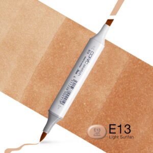 Copic Marker Sketch - E13 Desert Sand