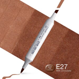 Copic Marker Sketch - E27 Milk Chocolate