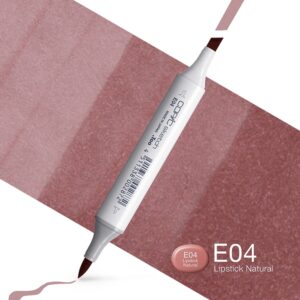 Copic Marker Sketch - E04 Lipstick Rose