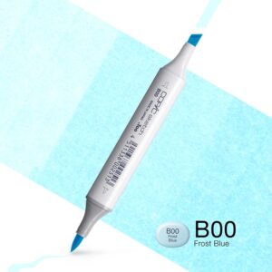 Copic Marker Sketch - B00 Frost Blue