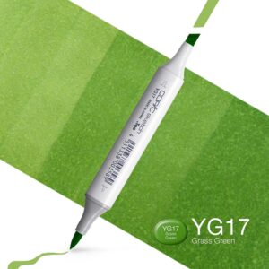 Copic Marker Sketch - YG17 Grass Green