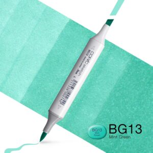 Copic Marker Sketch - BG13 Mint Green