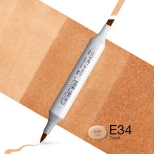 Copic Marker Sketch - E34 Toast