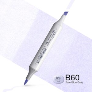 Copic Marker Sketch - B60 Pale Blue Gray