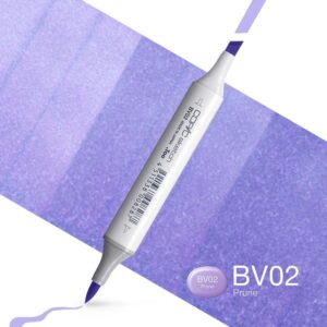 Copic Marker Sketch - BV02 Prune