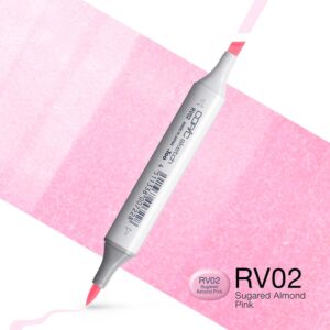Copic Marker Sketch - RV02 Sugared Almond Pink