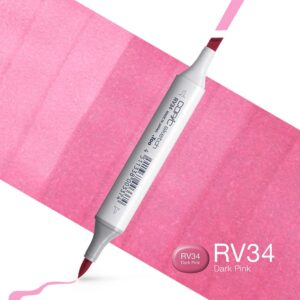 Copic Marker Sketch - RV34 Dark Pink