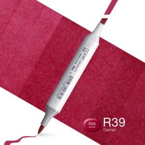 Copic Marker Sketch - R39 Garnet