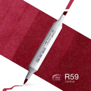Copic Marker Sketch - R59 Cardinal