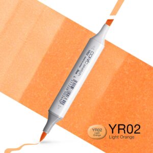 Copic Marker Sketch - YR02 Light Orange