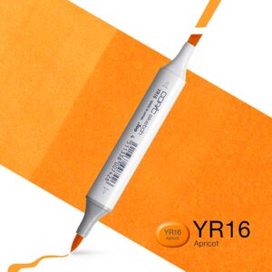 Copic Marker Sketch - YR16 Apricot