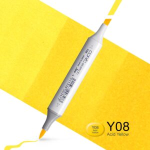 Copic Marker Sketch - Y08 Acid Yellow