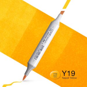 Copic Marker Sketch - Y19 Napoli Yellow