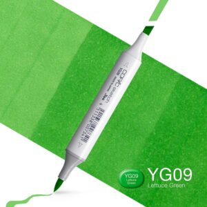 Copic Marker Sketch - YG09 Lettuce Green