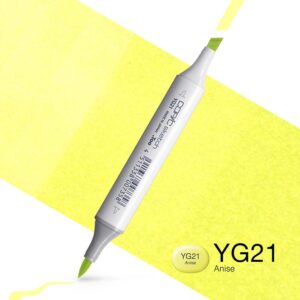 Copic Marker Sketch - YG21 Anise