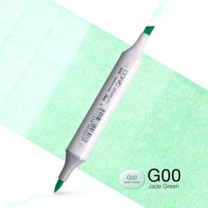 Copic Marker Sketch - G00 Jade Green