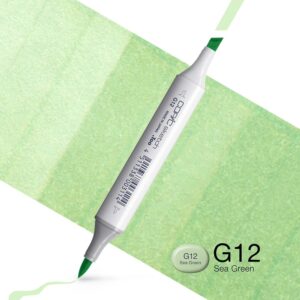 Copic Marker Sketch - G12 Sea Green