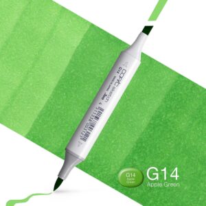 Copic Marker Sketch - G14 Apple Green