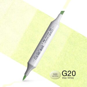 Copic Marker Sketch - G20 Wax White
