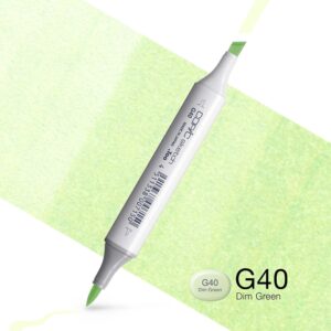 Copic Marker Sketch - G40 Dim Green